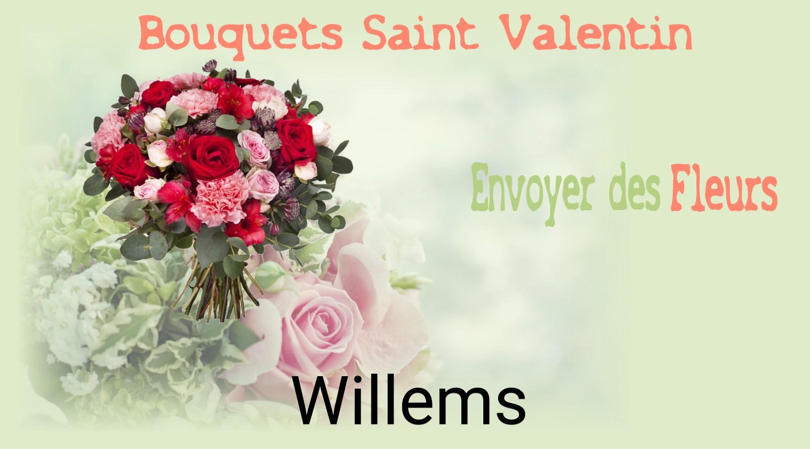 Roses de Saint-Valentin livrées à Willems